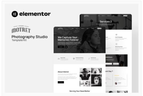 Motret - Digital Marketing Elementor Template Kit