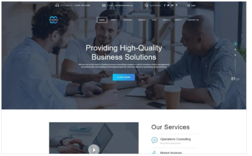 Generic - Creative Business Consulting Multipage HTML Website Template