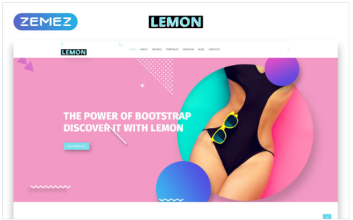 Lemon - Design Company Responsive HTML Website Template