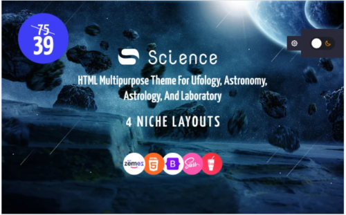 Science - Multipurpose HTML5 Website Template