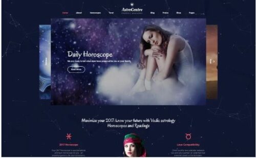 AstroCentre - Astrology Multipage Website Template