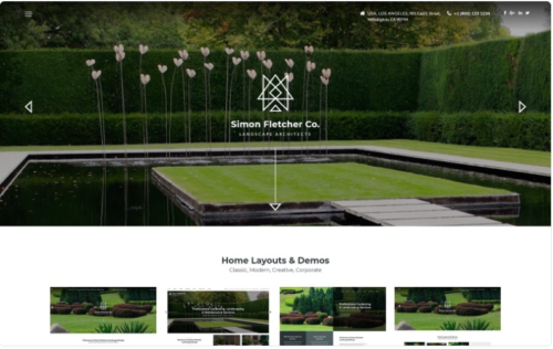 Landscape Architects Website Template