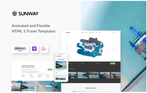 Sunway - Travel Agency Multipurpose HTML Website Template