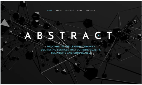 Abstract - Business Responsive Website Template