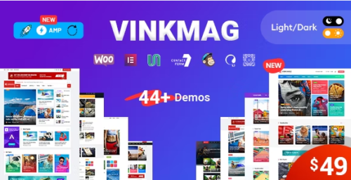 Vinkmag - Multi-concept Creative Newspaper News Magazine WordPress Theme 5.0