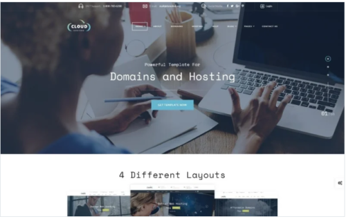 Cloud - Domain and Hosting Multipage Website Template