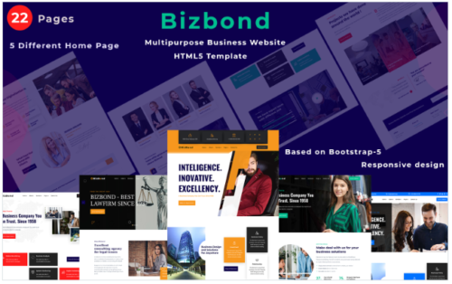 Bizbond - Multi Purpose HTML Business Template
