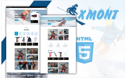 Xmont - Ice Skating HTML Template
