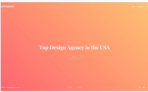 Design Agency Responsive Multipage Website Template