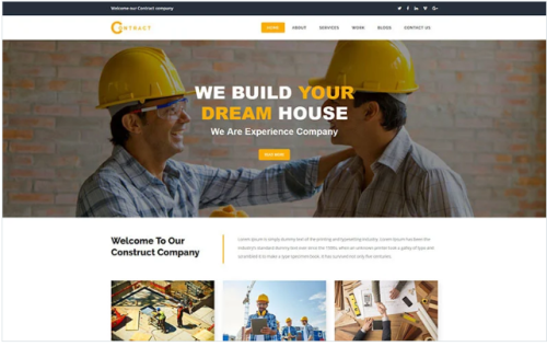 Contract - Construction HTML5 Template