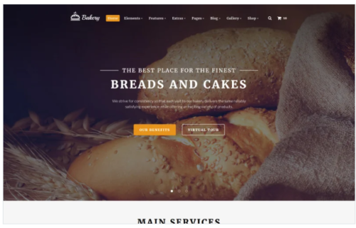 Bakery Multipurpose Website Template