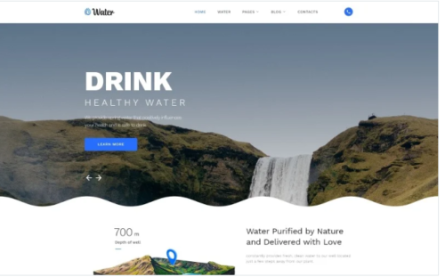 Water Multipage HTML5 Website Template