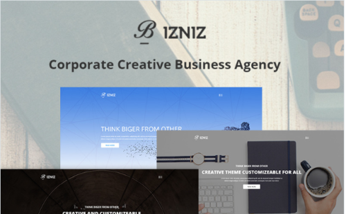Bizniz – Creative Agency Website Template