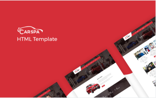 Carspa - Car Wash Website Template