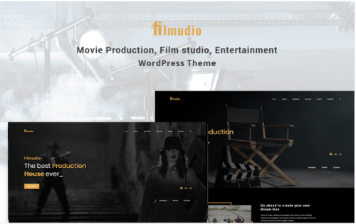 Filmudio - Movie Production, Film studio, Creative & Entertainment WordPress Theme