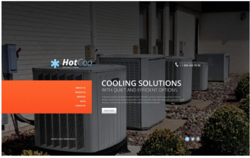 Air Conditioning Website Template