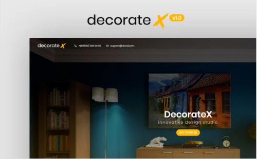 DecorateX - HTML5 Furniture & Decoration Website Template