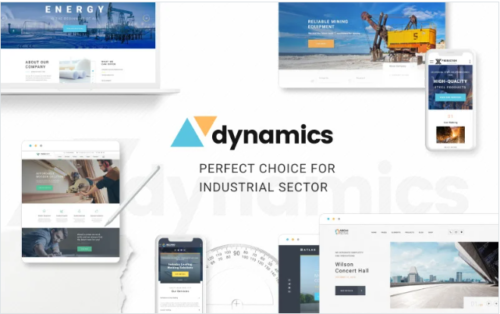 Dynamics - Industrial Multipage HTML5 Website Template