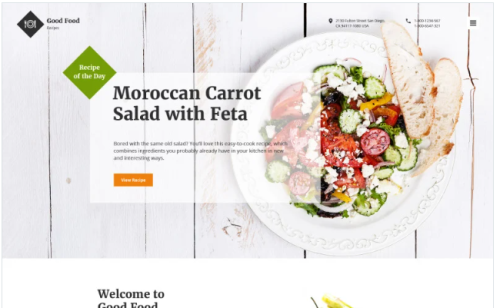 Good Food Website Template