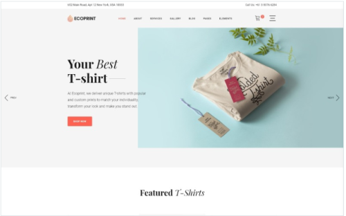Ecoprint - Print Store Multipage Clean HTML Website Template