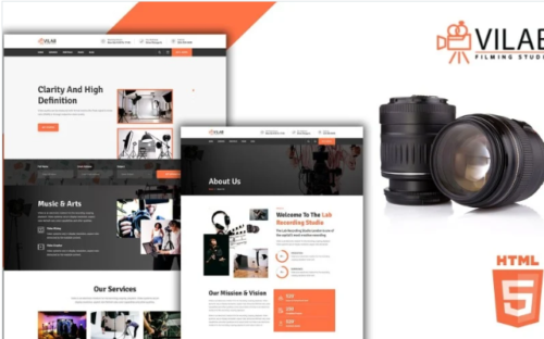 Vilab Production Video HTML5 Template