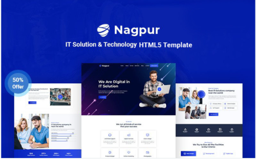 Nagpur – IT Solution & Technology Responsive Website Template