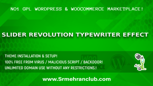 Slider Revolution Typewriter Effect