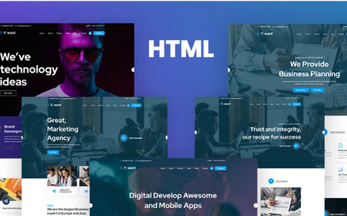Fward - HTML5 Business Website Template