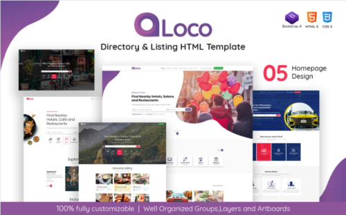 Loco - Directory Listing HTML Template