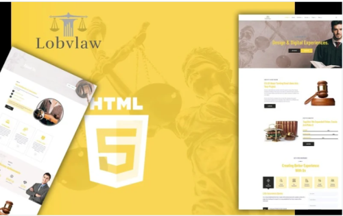 Lobylaw Law and Attorney HTML5 Website Template