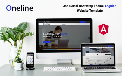 Oneline - Job Portal Angular Template