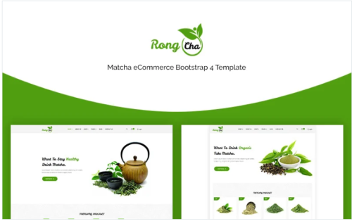 Rongcha - Matcha Bootstrap4 Website Template