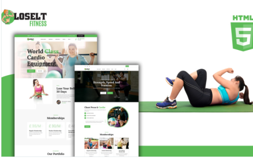 Loseit - Weight Lose and Fitness HTML Website Template