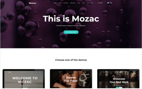 Mozac - Multipurpose HTML5 Website Template