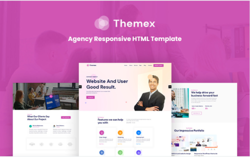 Themex - Agency HTML5 Responsive Website Template