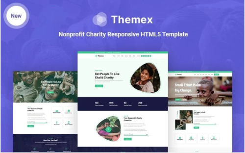 Themex-Charity Nonprofit Charity Responsive HTML5 Website Template