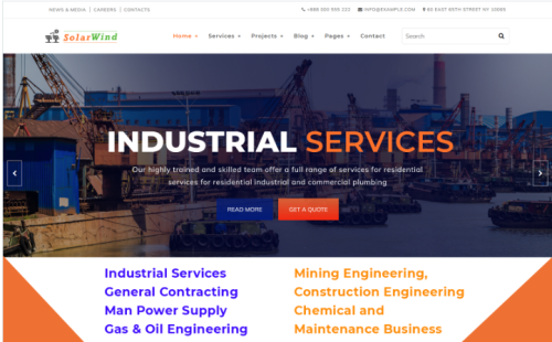 Industro – Industrial and General Contracting HTML5 Template