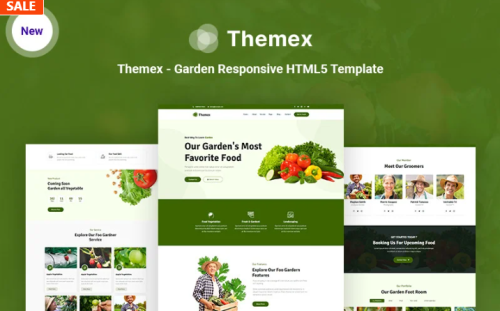 Themex - Garden Responsive HTML5 Website Template