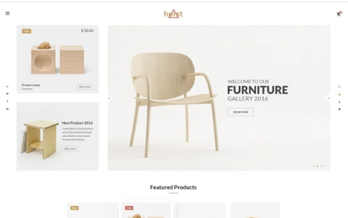 Hurst - Furniture eCommerce Website Template