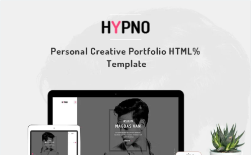 Hypno - Personal Creative Portfolio Website Template
