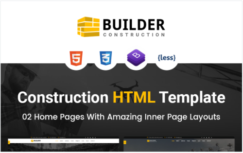 Builder - Construction Company HTML Website Template