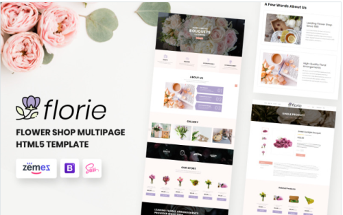 Florie - Flower Shop HTML5 Template