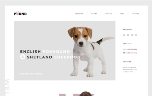 Pound - Free Animal Care Responsive Website Template