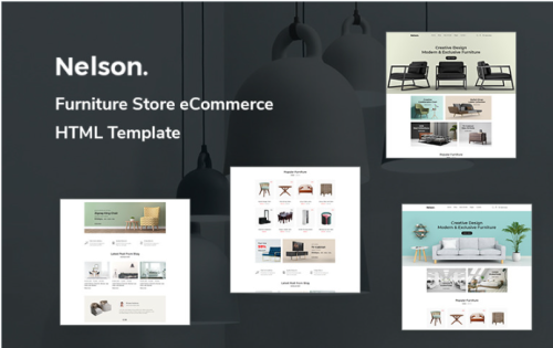 Nelson - Furniture Store eCommerce Website Template