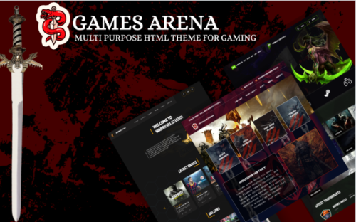 Games Arena - Multipurpose Gaming Theme