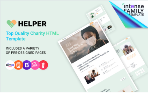 Helper - Charity Organisation Website Template