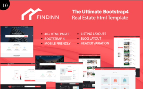 FindInn - Real Estate & Property Listing HTML Template
