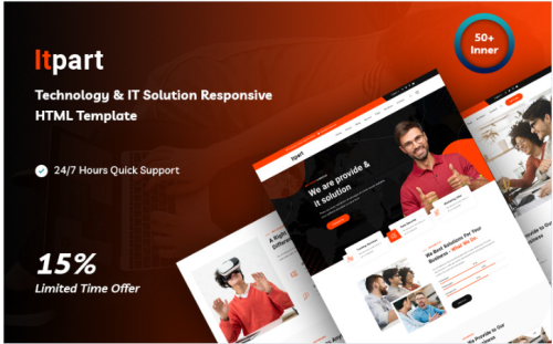 Itpart - Technology & IT Solution HTML5 Website Template