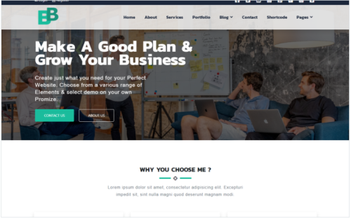BB Multipurpose Business Modern Bootstrap Responsive Website Template