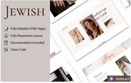 Jewish - The Jewellery Shop HTML5/Bootstrap Template